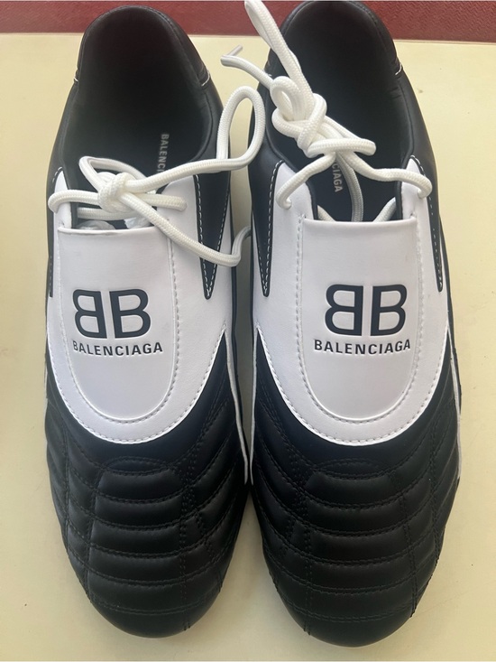 Balenciaga Other - Balenciaga Zen BB Logo Black & White Quilted Sneakers